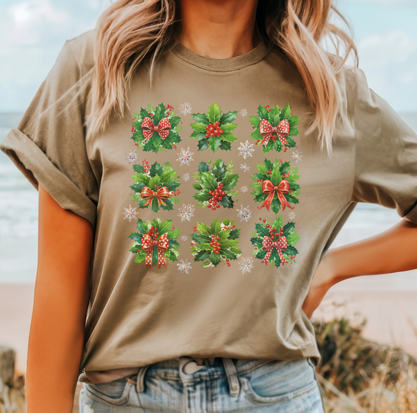 Comfy December Inspired Floral T-Shirt