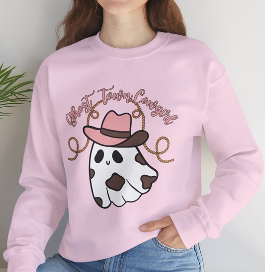 Western Inspired Halloween Heavy Blendâ„¢ Crewneck Sweatshirt