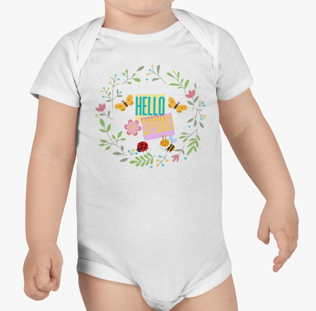 Spring Inspired Onesie® Organic Baby Bodysuit