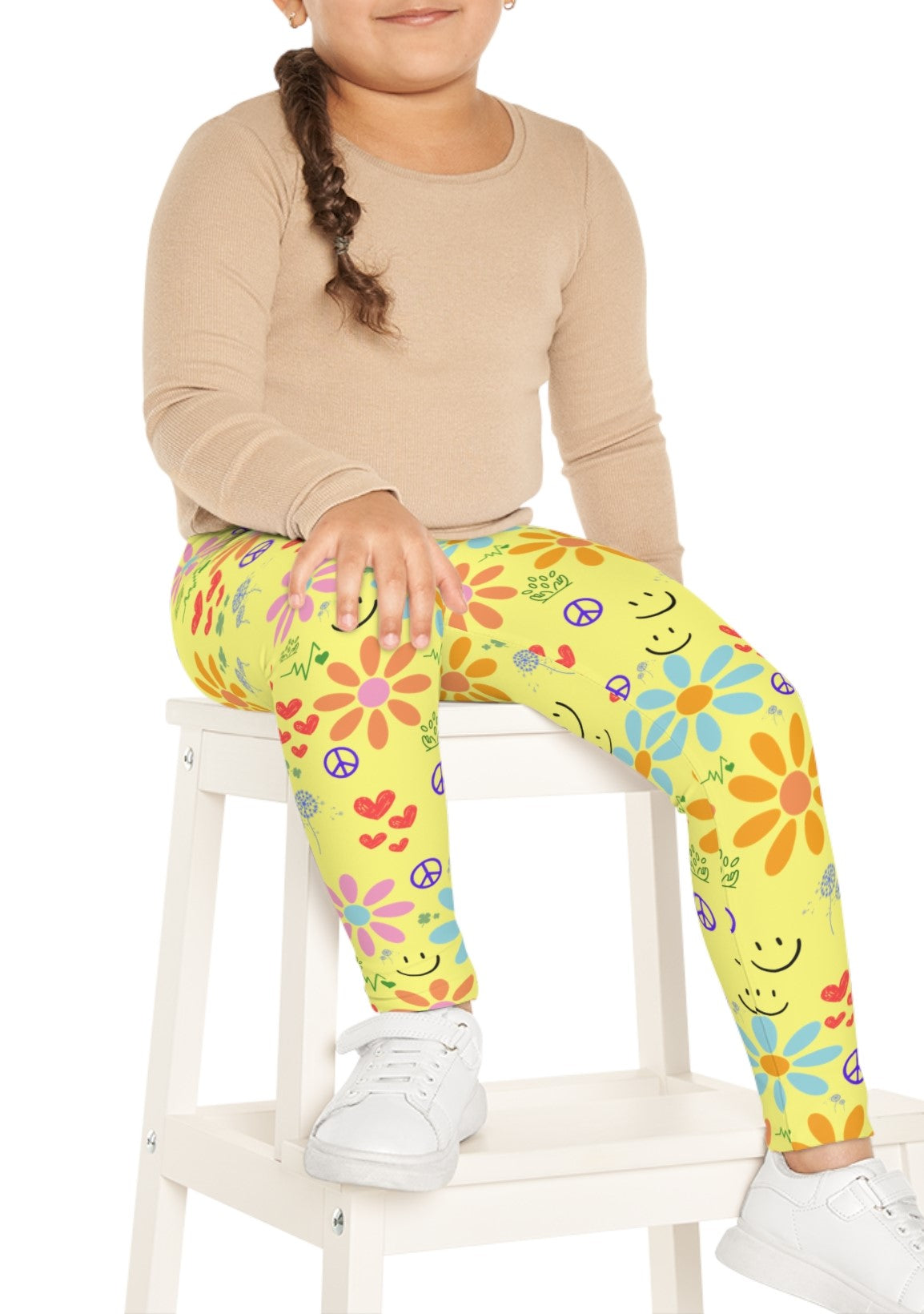 Wishes Collection Kids Leggings (in Yellow)