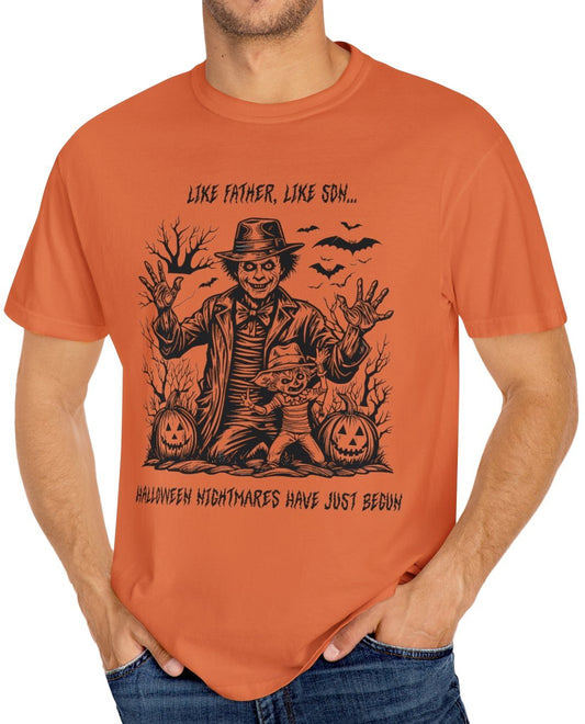 Horror Movie Inspired Halloween T-Shirt Featuring Famous Antagonist
