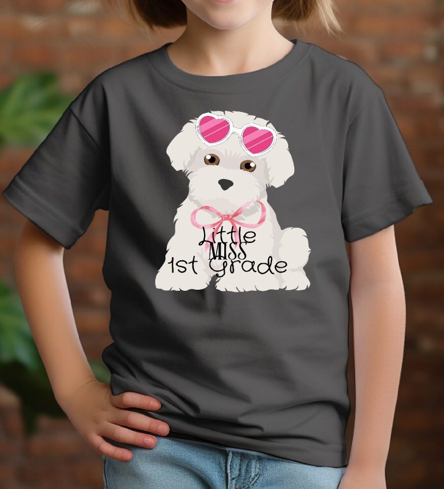 Back to school tee first grade
