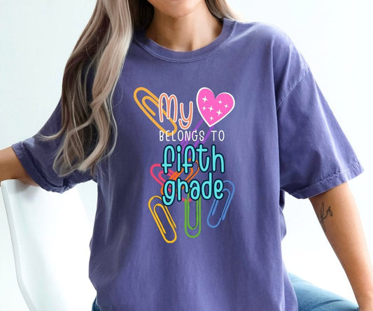 Fifth grade teacher t-shirt