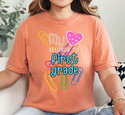First grade teacher t-shirt