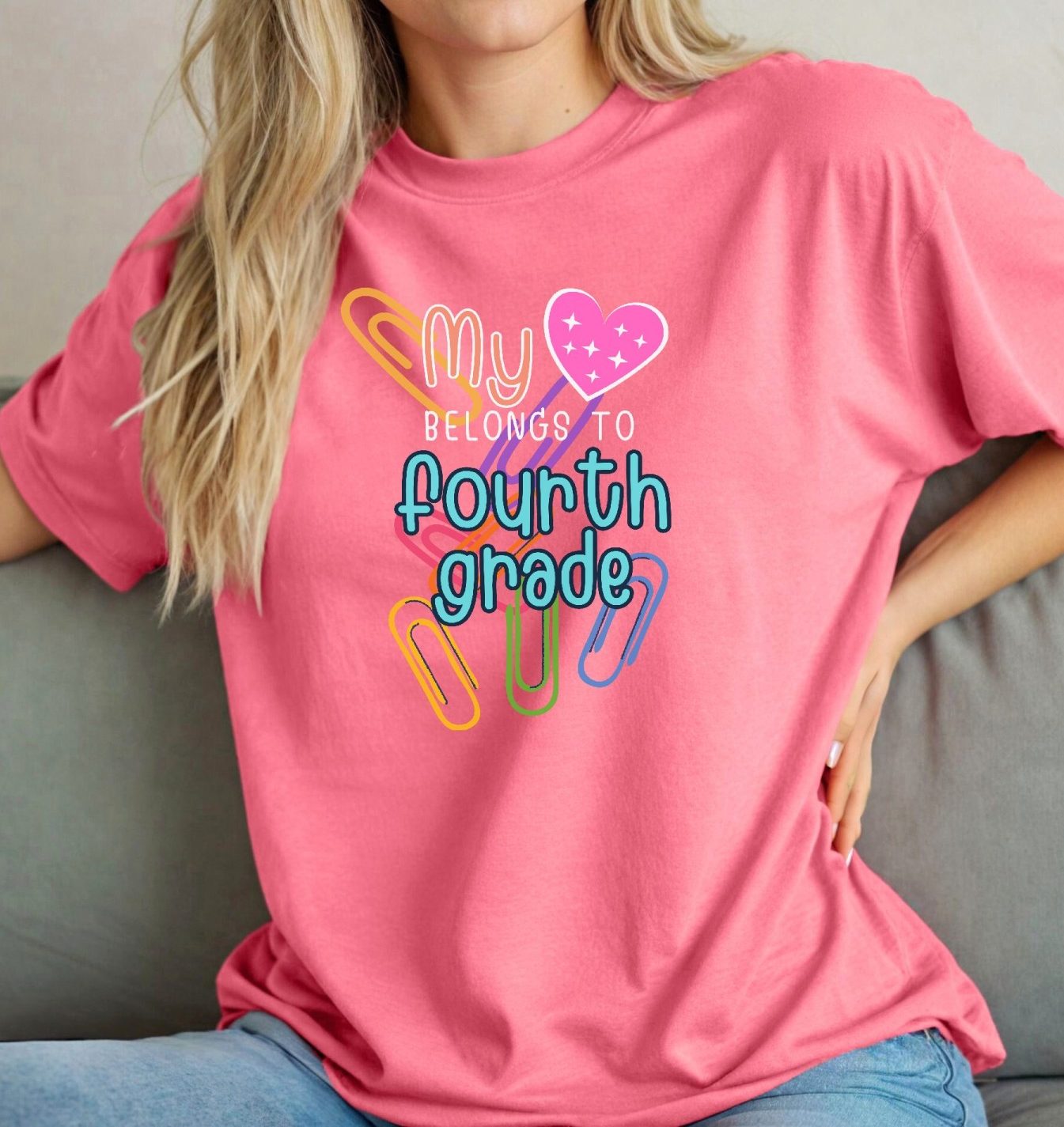 Fourth grade teacher t-shirt