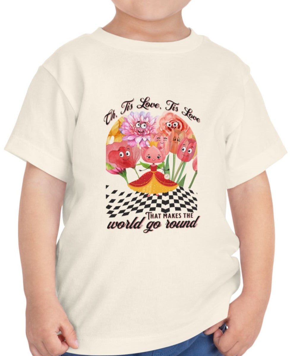 Floral Wonderland Inspired Toddler Short Sleeve Tee