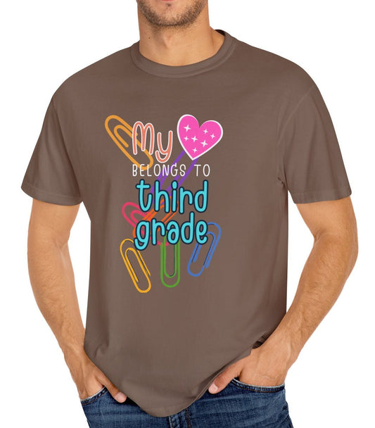 Third grade teacher t-shirt
