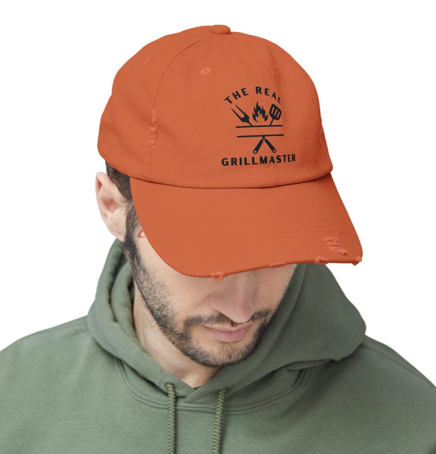 Fashionable Grilling Enthusiast Distressed Cap