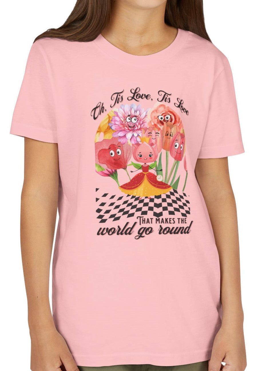 Floral Wonderland Inspired Youth Short Sleeve Tee