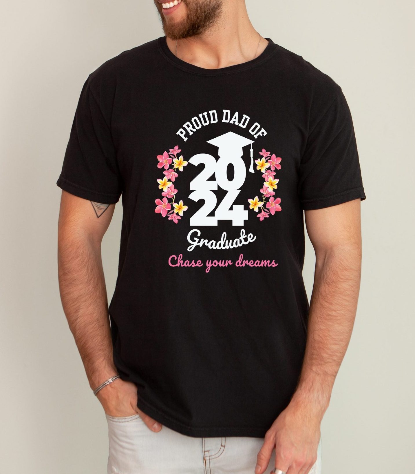 2024 Graduate Proud Dad Comfy T-shirt