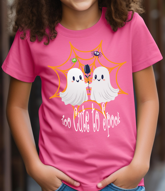 Cute Halloween Kids Heavy Cottonâ„¢ Tee