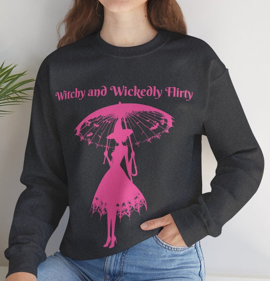 Coquette Inspired Witch - Heavy Blendâ„¢ Crewneck Sweatshirt