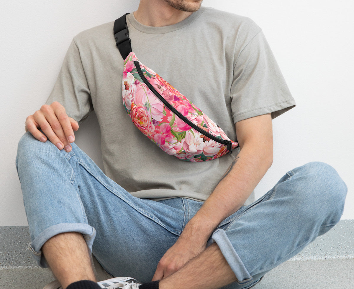 Blushing Blooms Fanny Pack