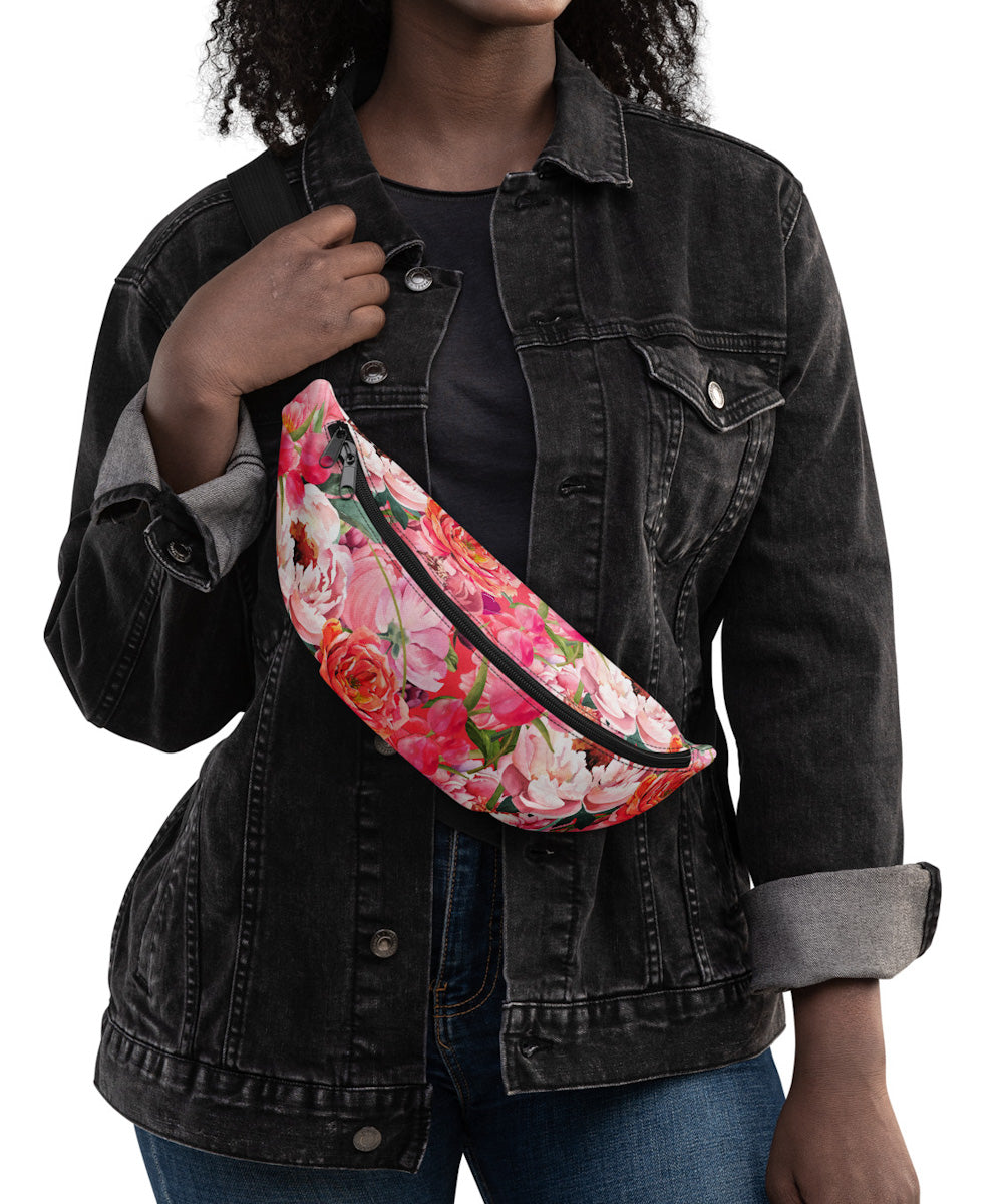 Blushing Blooms Fanny Pack